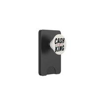 Funny Cash is King Logo per uomo e donna PopSockets PopWallet per MagSafe