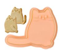 Funny Cat Baking Molds - Stampo 3D Cat Tail Cookie Mold, riutilizzabile kitten fondente stampo per torta e caramella | Funny Butt Shape Baking Tool for Bread, Dough, Sugar, Cioccolato, Muffin