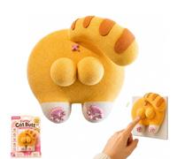 Funny Cat Butt Light Switch Cover Press for a Purr fect Glow 3D Printed