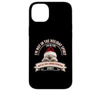 Funny Cat Christmas Sarcastic Humor Not in Holiday Spirit Custodia per iPhone 14 Plus