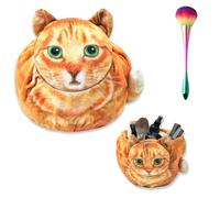 Funny Cat Drawstring Makeup Bag,Large Capacity Cute Cat Travel Toiletry Bag,Women Portable Cats Cosmetic Storage Pouch