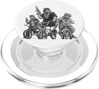 Funny Cat Gen Z Retro Hip Hop Meme PopSockets PopGrip per MagSafe