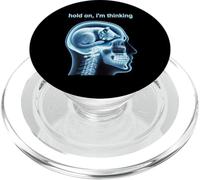 Funny Cat Hold On I'm Thinking Meme Graphic PopSockets PopGrip per MagSafe