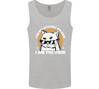 Funny Cat I Am The View Uomo Vest Tank Top
