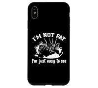 funny cat I'm not fat. Im just easy to see Custodia per iPhone XS Max