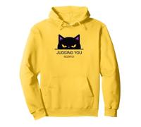 Funny Cat Judging You Meme for Cat Lovers Felpa con Cappuccio