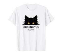 Funny Cat Judging You Meme for Cat Lovers Maglietta