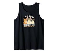 Funny Cat Lover I Was Normal Three Cats Ago Canotta