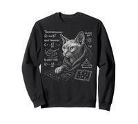 Funny Cat Math Physics Equations Science Humor Felpa