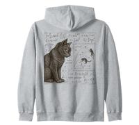 Funny Cat Math Physics Equations Science Humor Felpa con Cappuccio