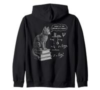 Funny Cat Math Physics Equations Science Humor Felpa con Cappuccio