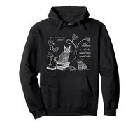 Funny Cat Math Physics Equations Science Humor Felpa con Cappuccio