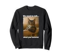 Funny Cat Meme Sarcastic Cat Boss Hilarious Cat Humor Felpa