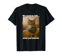 Funny Cat Meme Sarcastic Cat Boss Hilarious Cat Humor Maglietta