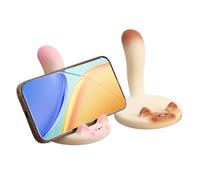 Funny Cat Non-Slip Resin Room Decor - 2 Pieces Phone Stand for Desk
