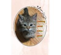 Funny Cat Notebook - Unruled notebook, Original Design, Unisex: Cuaderno Divertido con Gatos Adorables - Sin Guía, Diseño Original, Unisex