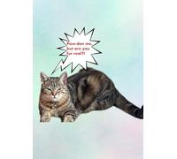Funny Cat Notebook with Unique Designs - Unruled, For All Ages: Cuaderno con Gatos Divertidos y Diseños Únicos - Sin Guía, Para Todas las Edades