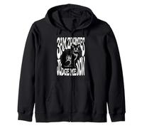 Funny Cat Owner 3AM Zoomies Judge Me Now Retro Felpa con Cappuccio