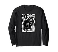 Funny Cat Owner 3AM Zoomies Judge Me Now Retro Maglia a Manica
