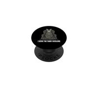 Funny Cat Owner I Serve The Tabby Overlord PopSockets PopGrip Adesivo