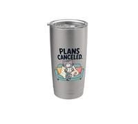Funny Cat Plans Cancellato Tea Cozy Kitty Sleeping Bicchiere termico in acciaio inox doppia parete
