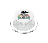Funny Cat Plans Cancellato Tea Cozy Kitty Sleeping PopSockets PopGrip per MagSafe