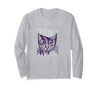 Funny Cat Pun STO Bene, Che ne dici di Te? Maglia a Manica