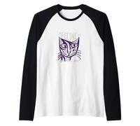 Funny Cat Pun STO Bene, Che ne dici di Te? Maglia con Maniche Raglan