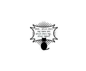 Funny Cat Quote Hardcover Notebook - “Umm… Which One’s My Name and Which One’s My… Other Name?” | Cute Minimalist Cat Journal, 120 Lined Pages, Black ... Aesthetic | Gift for Cat Lovers and Students