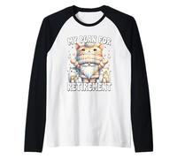 Funny Cat Retirement Saying For Cat Lover Retired Cat Dad Maglia con Maniche Raglan