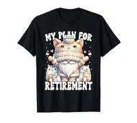Funny Cat Retirement Saying For Cat Lover Retired Cat Dad Maglietta