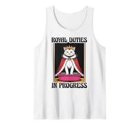 Funny Cat Royal Doveri In Progress Lettiera per gatti Canotta