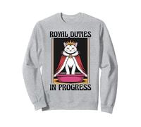 Funny Cat Royal Doveri In Progress Lettiera per gatti Felpa