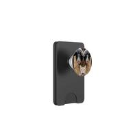 Funny Cat Selfie with Pigs Design - Cute Animal Pig Lovers PopSockets PopWallet per MagSafe