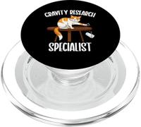 Funny Cat, specialista in ricerca sulla gravità, scienza, amante dei gatti PopSockets PopGrip per MagSafe