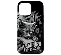 Funny Cat Vampurr Bites Again Halloween Vintage Graphic Custodia per iPhone 13 Pro Max