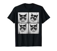 Funny Cat Wearing Sunglasses Photobooth Cat Meme Selfie Maglietta