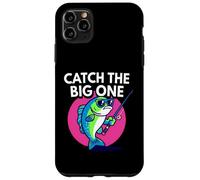 Funny Catch The Big One Fishing Fish Custodia per iPhone 11 Pro Max