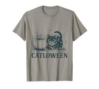 Funny Catloween: Un Halloween strillante Divertente con i Gatti Maglietta