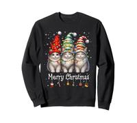 Funny Cats Christmas GNOME Family Matching Holiday Outfit Felpa