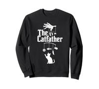 Funny Cats Il Catfather Felpa