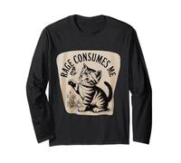 Funny Cats Rage Mi consuma Gattino Maglia a Manica