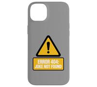 Funny Caution Error 404 Computer Joke Costume Non Trovato Custodia per iPhone 14 Plus