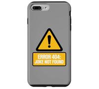 Funny Caution Error 404 Computer Joke Costume Non Trovato Custodia per iPhone 7 Plus/8 Plus
