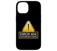 Funny Caution Error 404 Computer Joke Costume Not Found Meme Custodia per iPhone 14