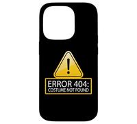 Funny Caution Error 404 Computer Joke Costume Not Found Meme Custodia per iPhone 14 Pro