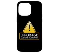 Funny Caution Error 404 Computer Joke Costume Not Found Meme Custodia per iPhone 14 Pro Max