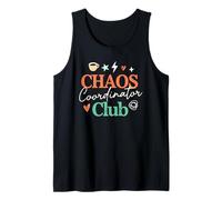 Funny Chaos Coordinator, Grazioso Design per Amanti del caffè e della Vita frenetica Canotta