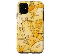 Funny Cheese Pattern for Food Lovers and Cheese Addicts Custodia per iPhone 11