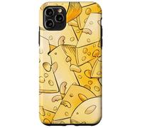 Funny Cheese Pattern for Food Lovers and Cheese Addicts Custodia per iPhone 11 Pro Max